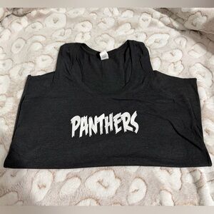 #108 Women’s EUC  District Made Black Panthers Tank Top Medium